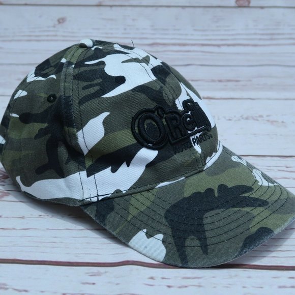 Official O’Reilly Auto Parts Raised Embroidered Logo Camo Hat Cap - Picture 3 of 6